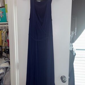 Glamour Navy Maxi Dress
